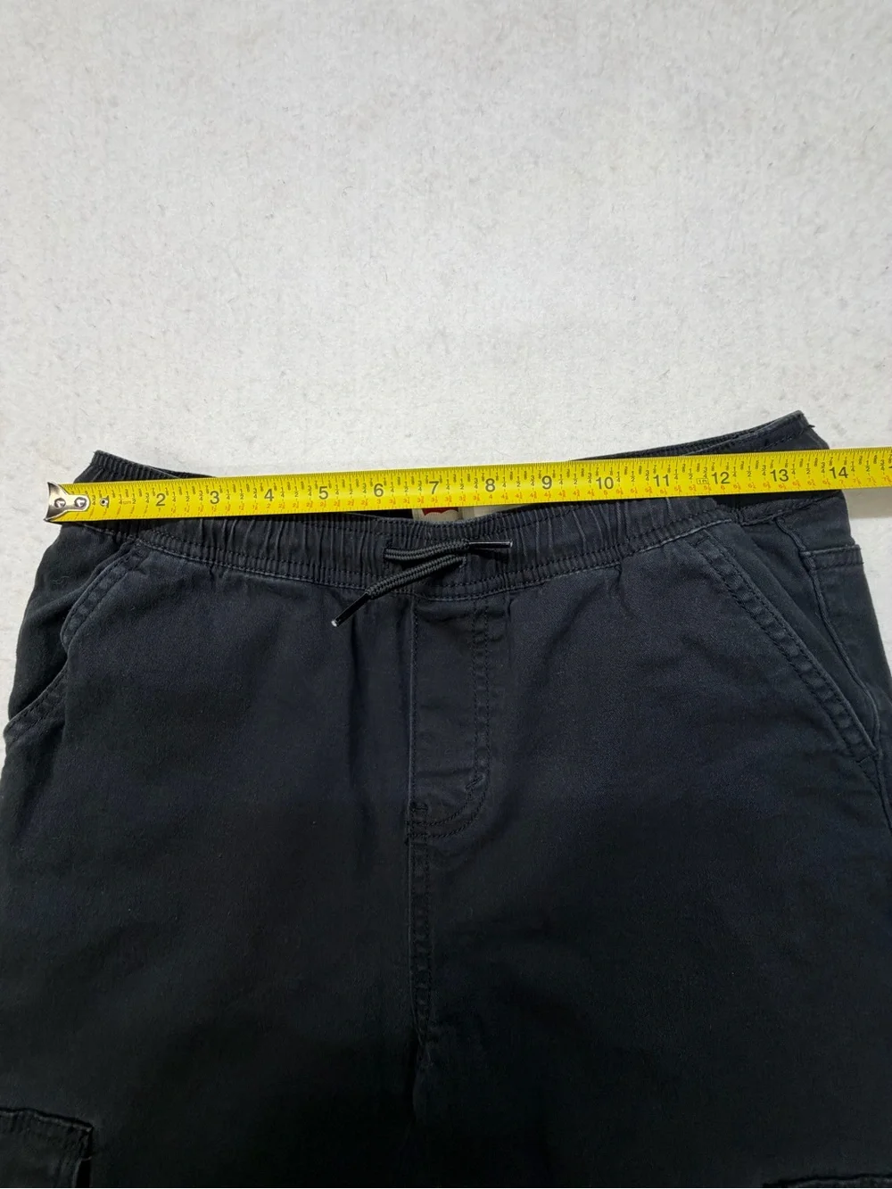 Levi's Black Cargo Jogger Pants - Utility Pocket Style - Size Large 12-13 Years